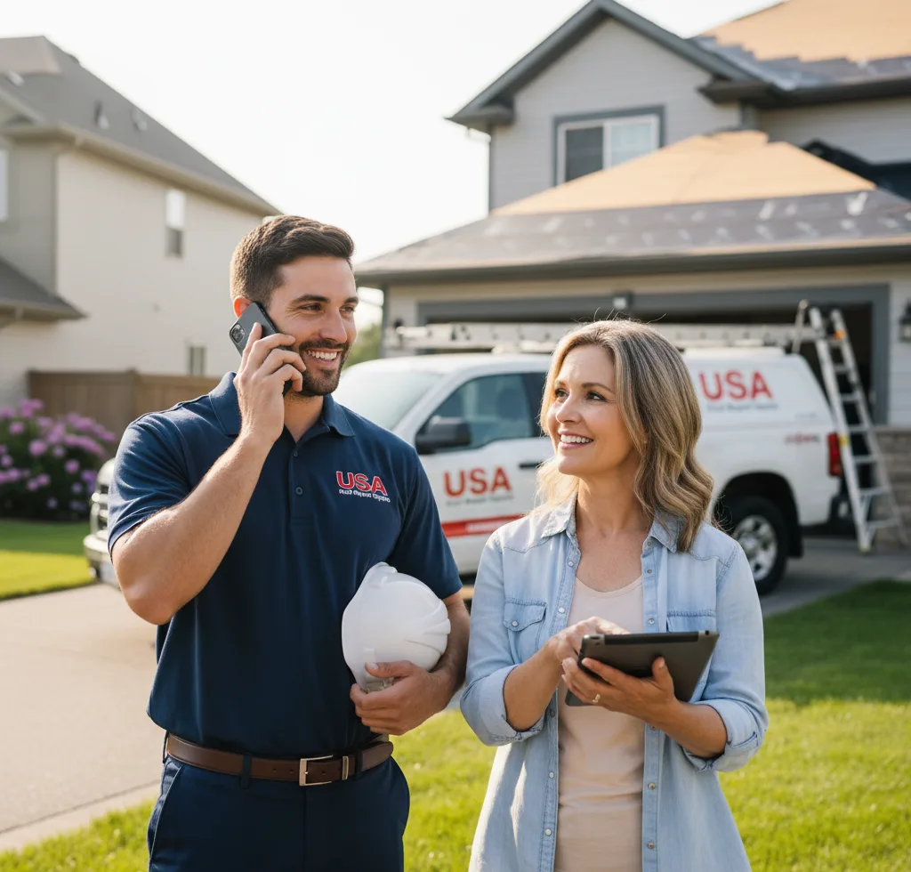USA Roof Repair Experts customer support in Carpentersville